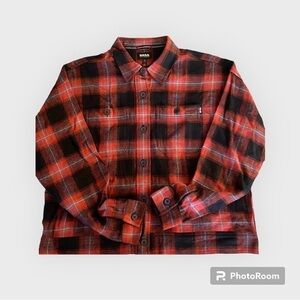 NWT Bass burnt red flannel shirt -135